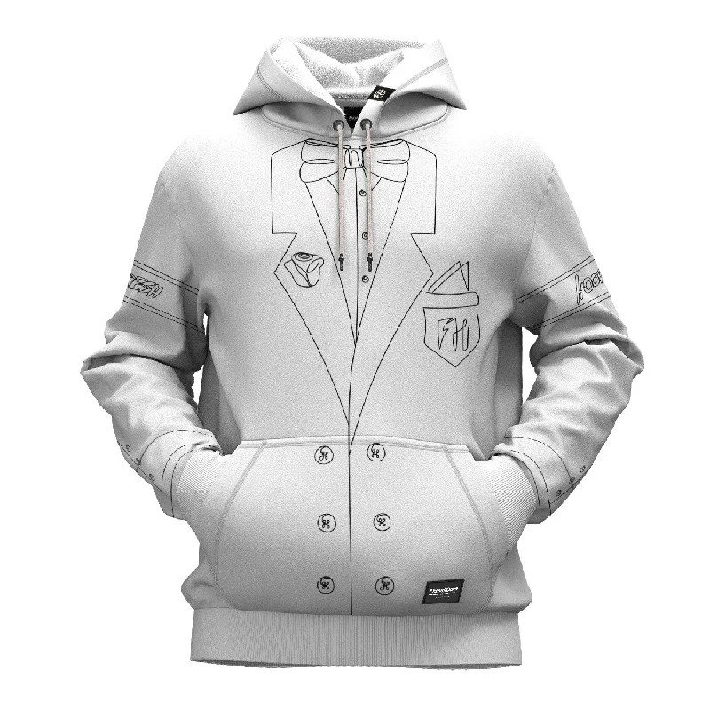 Women's Hooded Sweatshirts with Flap PocketsGentleman Hoodie