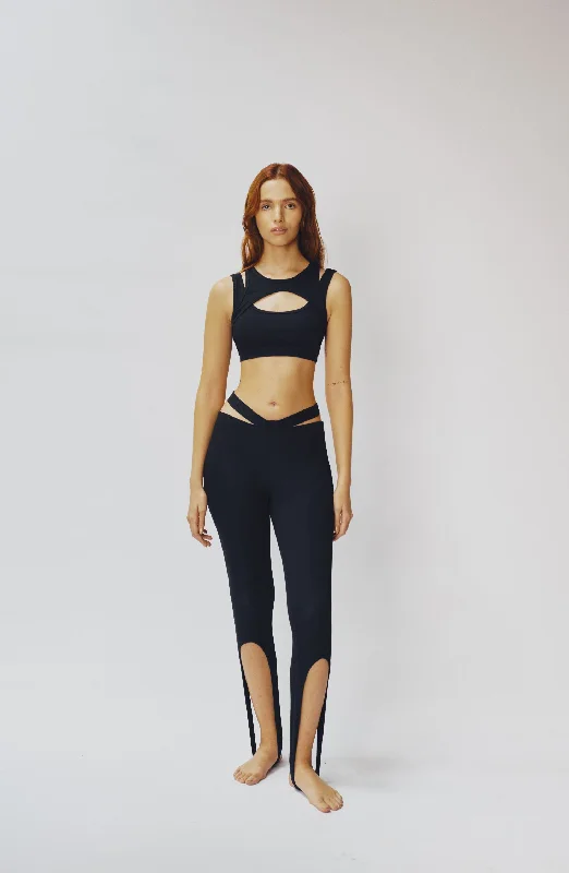 full-coverage briefs for women with tummy controlALEXIA PANT BLACK