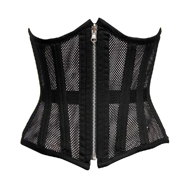 open-bust corset shapewear with lace appliquéCourtney Waist Training Corset