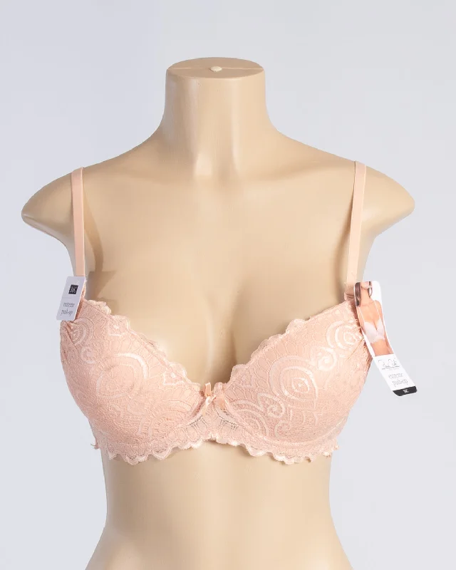 plus-size underwire bra with wide strapsBack to Good Extreme Push Up Bra