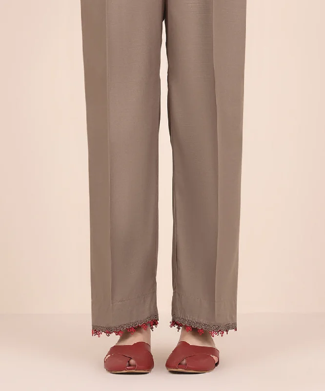 women's pajamas for those who love comfortRaw Silk Straight Pants