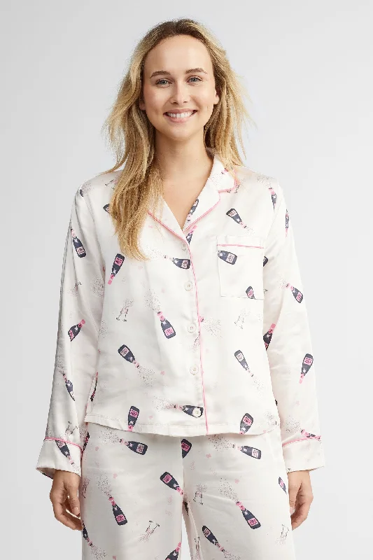 elegant women's satin pajamasPyjama 2-pièces satin - Femme