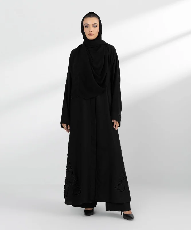 women's pajamas with a comfortable fitEmbroidered Abaya Set